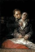 Francisco de goya y Lucientes Self-Portrait with Doctor Arrieta Germany oil painting artist